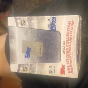 Topps 2022-23 NHL Sticker Unopened 50 Sticker Pack Box Brand New Shirked Wrapped